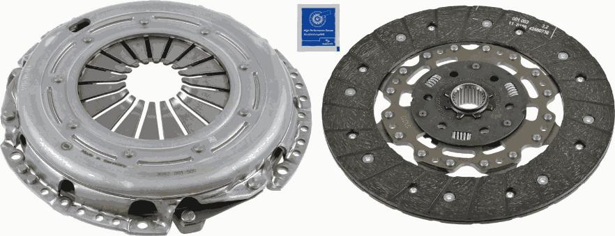 SACHS 3000 970 037 - Set ambreiaj parts5.com