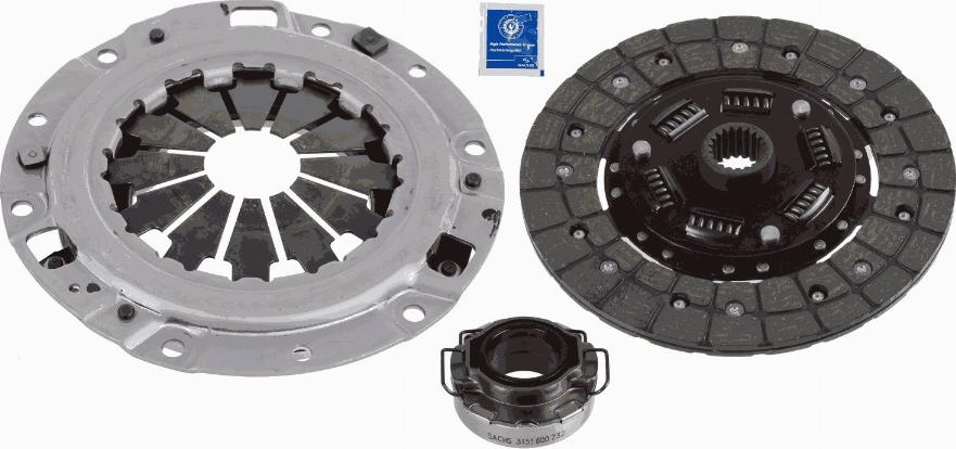 SACHS 3000 858 301 - Clutch Kit www.parts5.com