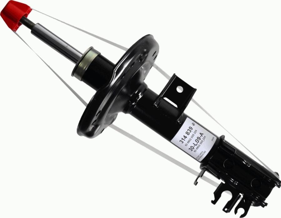 SACHS 314 839 - Amortizer www.parts5.com