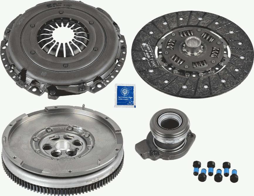 SACHS 2290 601 116 - Set ambreiaj www.parts5.com