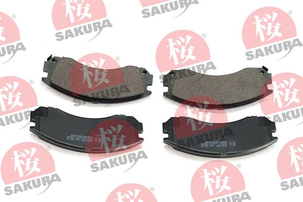 SAKURA 600-50-4280 - Set placute frana,frana disc www.parts5.com