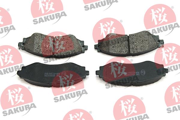 SAKURA 600-00-8390 - Brake Pad Set, disc brake www.parts5.com