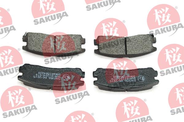 SAKURA 601-50-4220 - Brake Pad Set, disc brake parts5.com