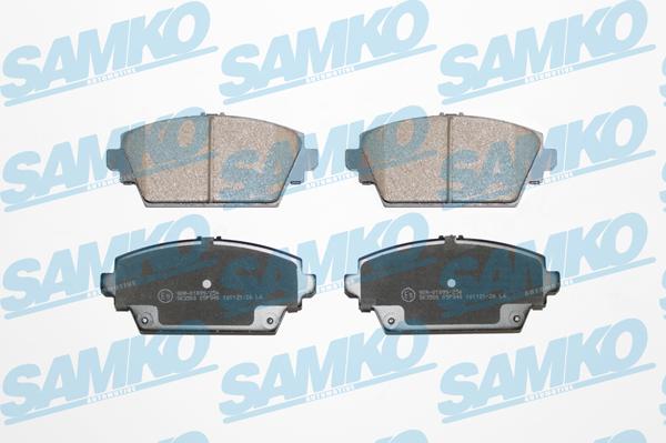 Samko 5SP940 - Kit de plaquettes de frein, frein à disque www.parts5.com