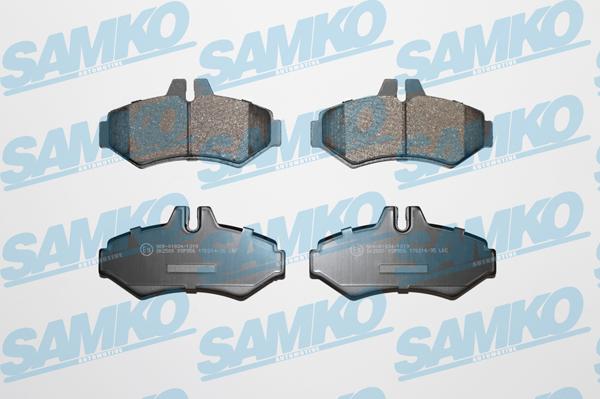 Samko 5SP956 - Тормозные колодки, дисковые, комплект www.parts5.com