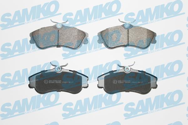 Samko 5SP950 - Bremsbelagsatz, Scheibenbremse www.parts5.com