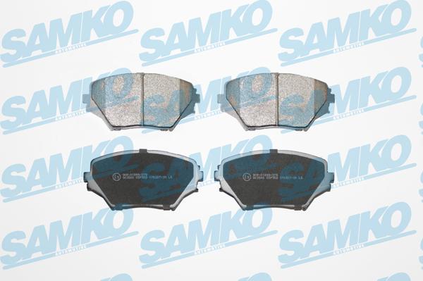 Samko 5SP958 - Fékbetétkészlet, tárcsafék www.parts5.com