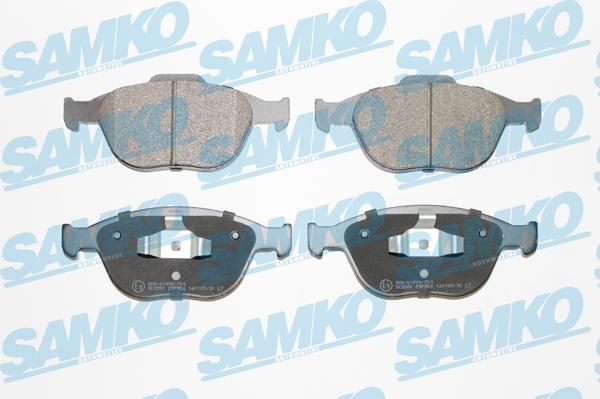 Samko 5SP906 - Brake Pad Set, disc brake parts5.com