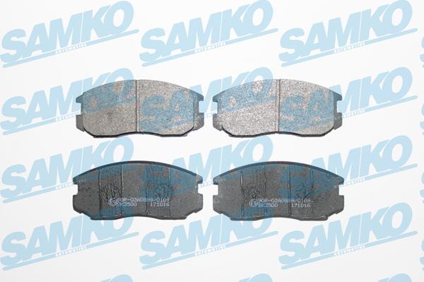 Samko 5SP932 - Brake Pad Set, disc brake www.parts5.com