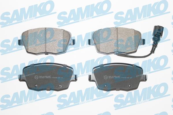 Samko 5SP973 - Sada brzdových destiček, kotoučová brzda www.parts5.com