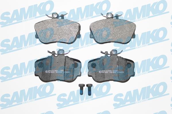 Samko 5SP492 - Σετ τακάκια, δισκόφρενα www.parts5.com