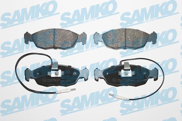 Samko 5SP450 - Brake Pad Set, disc brake parts5.com