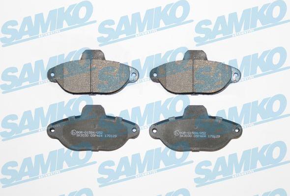 Samko 5SP464 - Set placute frana,frana disc www.parts5.com