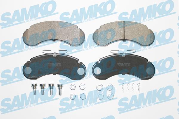 Samko 5SP415 - Fékbetétkészlet, tárcsafék www.parts5.com