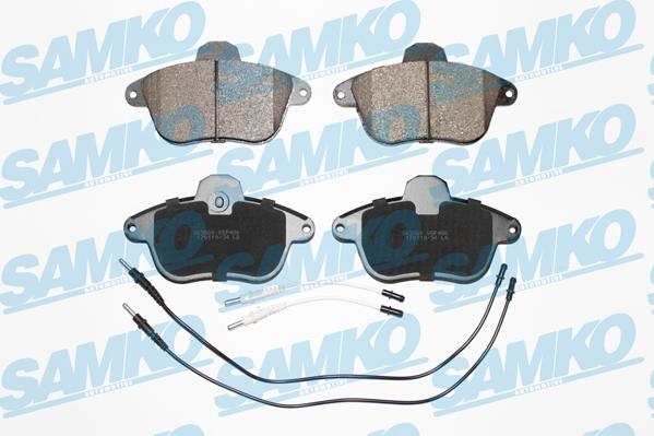 Samko 5SP480 - Brake Pad Set, disc brake www.parts5.com