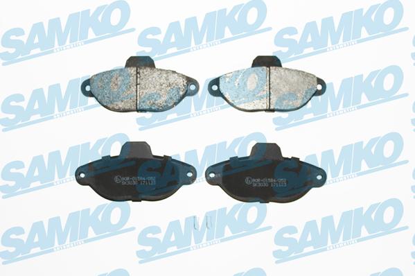 Samko 5SP483 - Set placute frana,frana disc www.parts5.com