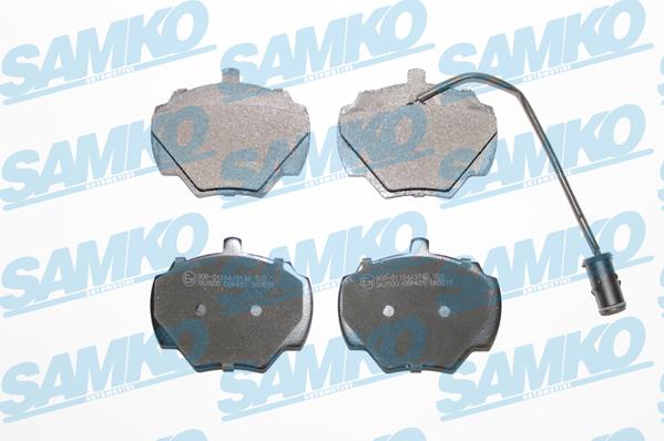 Samko 5SP431 - Set placute frana,frana disc www.parts5.com