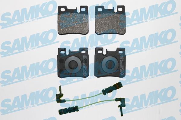 Samko 5SP428A - Brake Pad Set, disc brake www.parts5.com