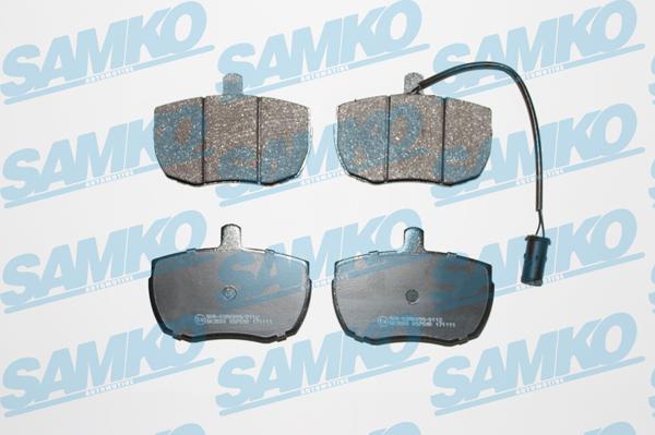 Samko 5SP590 - Тормозные колодки, дисковые, комплект www.parts5.com