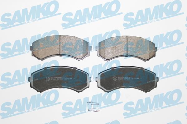 Samko 5SP569 - Set placute frana,frana disc www.parts5.com