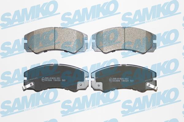 Samko 5SP565 - Brake Pad Set, disc brake www.parts5.com