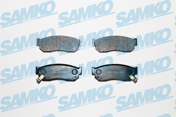 Samko 5SP519 - Komplet zavornih oblog, ploscne (kolutne) zavore www.parts5.com