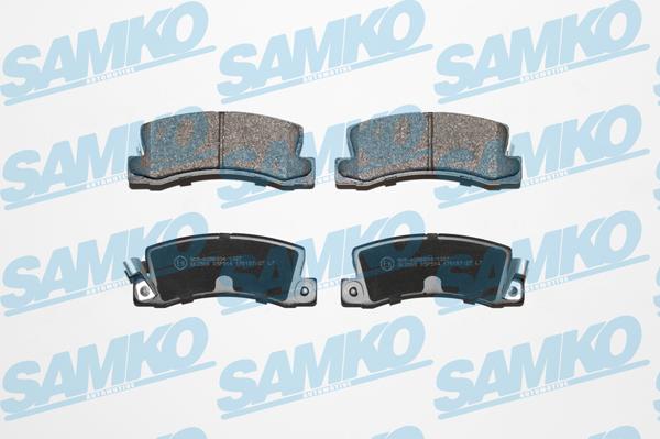 Samko 5SP514 - Brake Pad Set, disc brake www.parts5.com