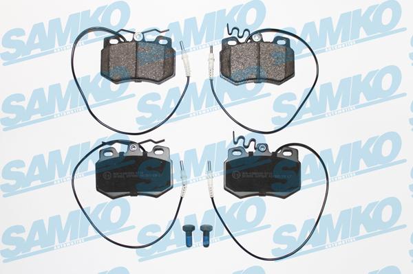 Samko 5SP585 - Brake Pad Set, disc brake www.parts5.com