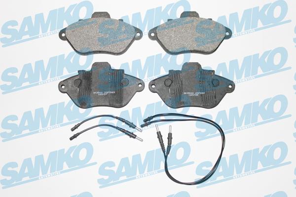 Samko 5SP583 - Brake Pad Set, disc brake www.parts5.com