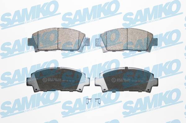 Samko 5SP573 - Fékbetétkészlet, tárcsafék www.parts5.com