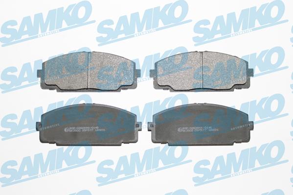 Samko 5SP577 - Σετ τακάκια, δισκόφρενα www.parts5.com