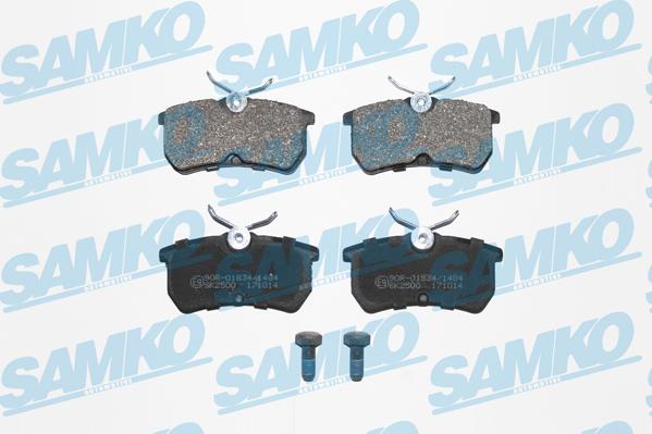 Samko 5SP697 - Fékbetétkészlet, tárcsafék www.parts5.com