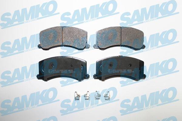 Samko 5SP665 - Тормозные колодки, дисковые, комплект www.parts5.com