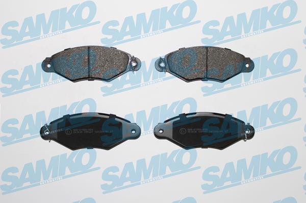 Samko 5SP661 - Комплект спирачно феродо, дискови спирачки www.parts5.com