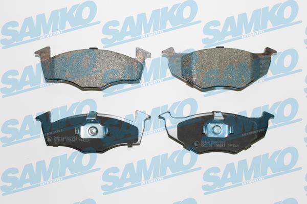 Samko 5SP667 - Brake Pad Set, disc brake www.parts5.com