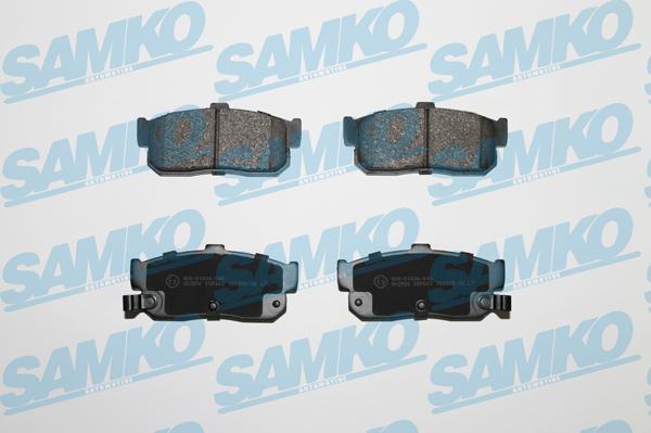 Samko 5SP602 - Комплект спирачно феродо, дискови спирачки www.parts5.com