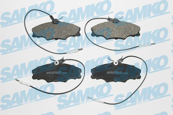 Samko 5SP619 - Brake Pad Set, disc brake www.parts5.com