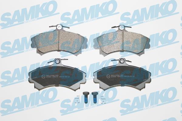 Samko 5SP615 - Set placute frana,frana disc www.parts5.com