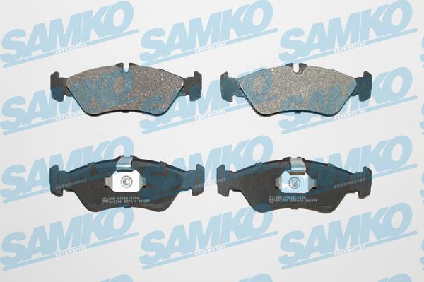 Samko 5SP610 - Тормозные колодки, дисковые, комплект www.parts5.com