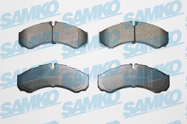 Samko 5SP684 - Тормозные колодки, дисковые, комплект www.parts5.com