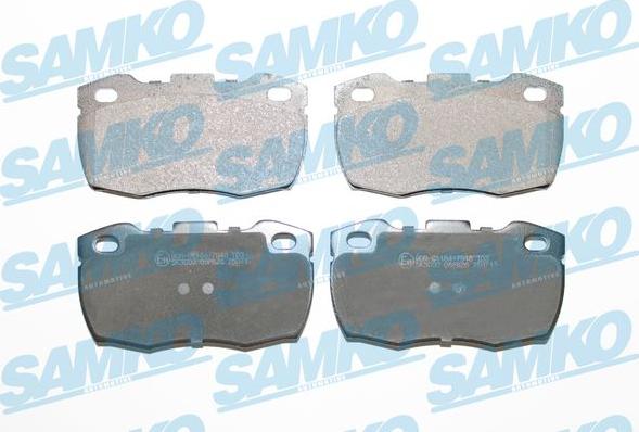 Samko 5SP626 - Тормозные колодки, дисковые, комплект www.parts5.com