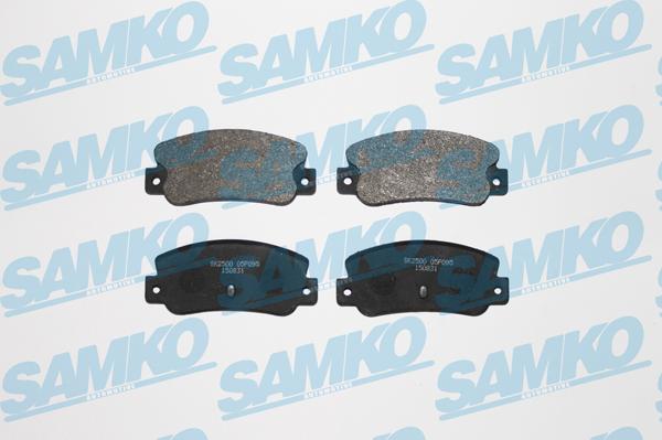 Samko 5SP095 - Brake Pad Set, disc brake www.parts5.com