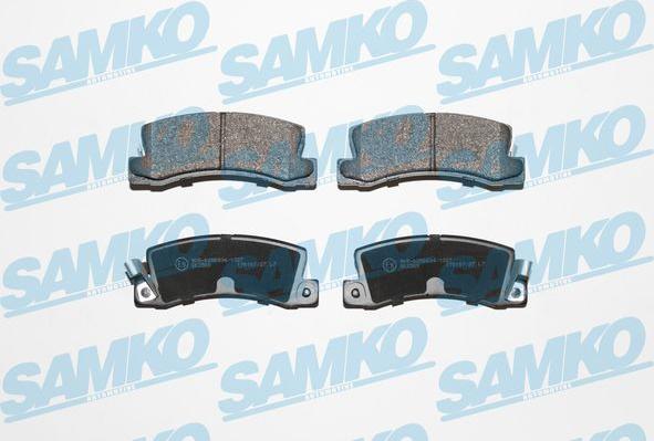 Samko 5SP061 - Fékbetétkészlet, tárcsafék www.parts5.com