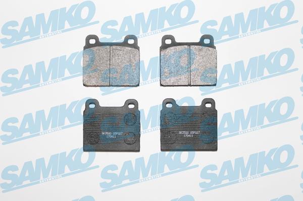 Samko 5SP027 - Set placute frana,frana disc www.parts5.com