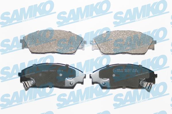 Samko 5SP071 - Тормозные колодки, дисковые, комплект www.parts5.com