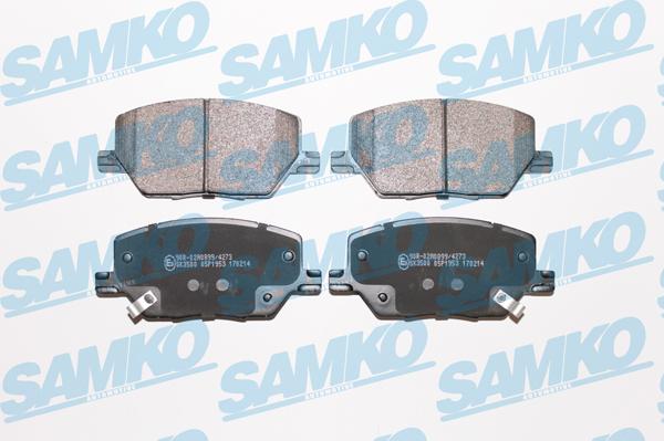 Samko 5SP1953 - Set placute frana,frana disc www.parts5.com