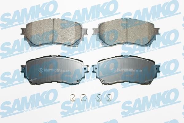 Samko 5SP1916 - Тормозные колодки, дисковые, комплект www.parts5.com