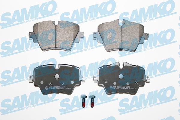 Samko 5SP1985 - Brake Pad Set, disc brake www.parts5.com