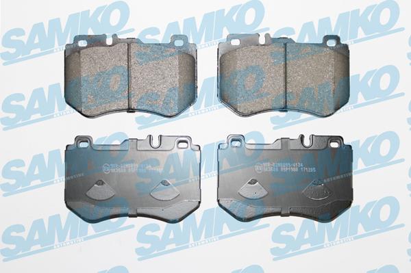 Samko 5SP1980 - Set placute frana,frana disc www.parts5.com