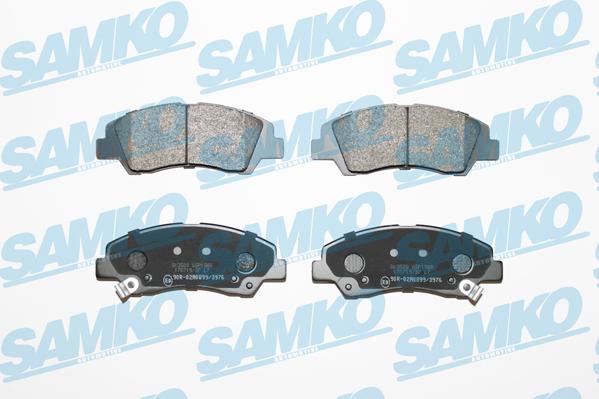 Samko 5SP1988 - Комплект спирачно феродо, дискови спирачки www.parts5.com